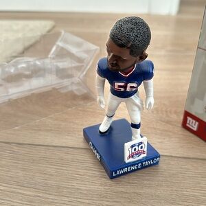 NWT Lawrence Taylor NFL Giants bobblehead 100 seasons collectors item.3”x3”x5.5”